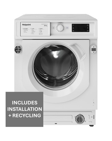 Hotpoint BIWDHG861485UK Integrated 8kg/6kg Washer Dryer + Installation