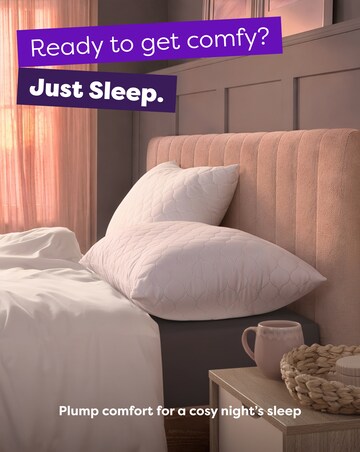Slumberdown Just Sleep Firm Support Pillow 2 Pack