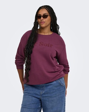ONLY LE SOIR TONAL PRINT SWEATER
