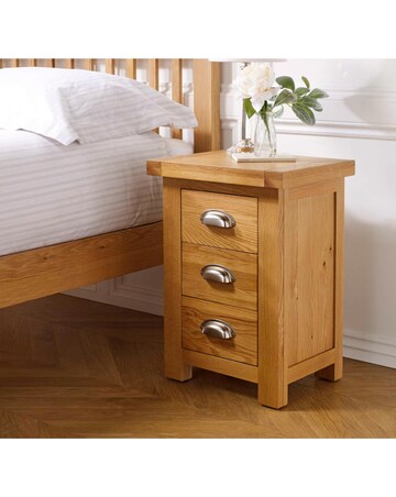 Woburn Small 3 Drawer Bedside Table