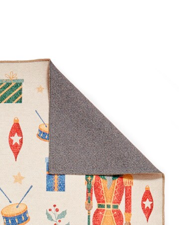 Christmas Nutcrackers Washable Large Doormat