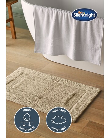 Silentnight Supersoft Cotton Bath Mat