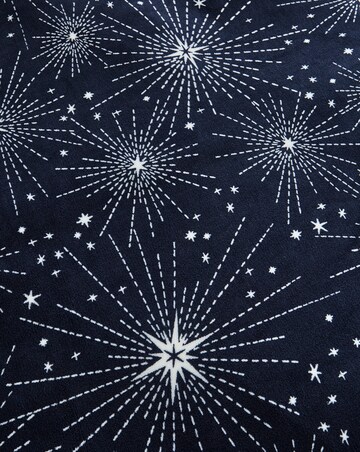 Winter Star Fleece Duvet Cover Set Sherpa Reverse