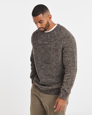 Cotton Twist Crew Neck Jumper
