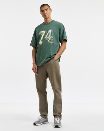 Only & Sons Dunham Washed Loose Fit T-Shirt - Pine Green