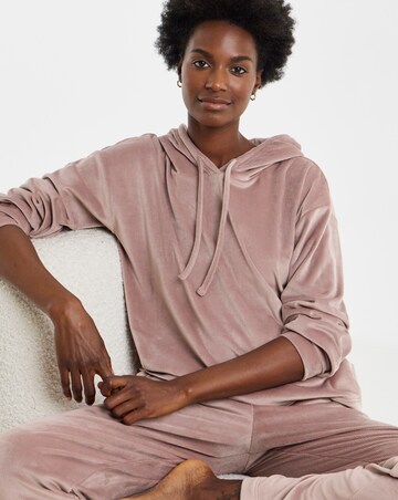 Figleaves Velour Hooded Lounge Set