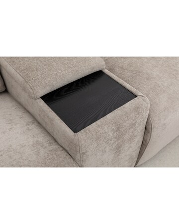 Weston Power Recliner 2 Corner 1 Seater Sofa with Console