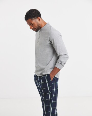 Grandad Check Fleece PJ Set