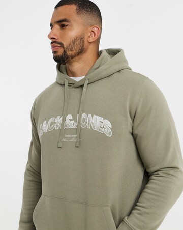 Jack & Jones Avery Sweat Hoodie - Light Khaki