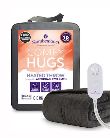 Slumberdown Comfy Hugs Heated Throw