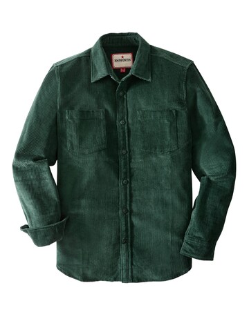 Joe Browns Cool in Cord Overshirt - Olive
