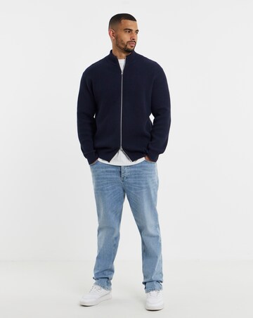 Jack & Jones Perfect Knit Full-Zip Cardigan - Navy