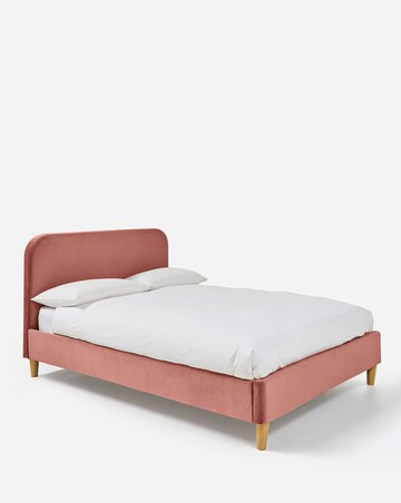 Emery Velvet Bedframe with mattress
