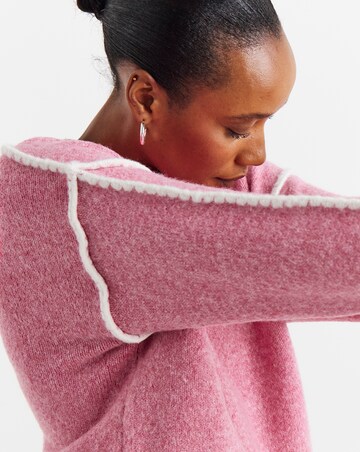 Contrast Whipstitch Jumper