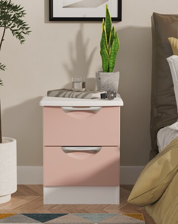 Haydn Ready Assembled 2 Drawer Bedside - Kids