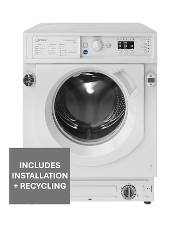 Indesit BIWMIL81485UK Intergrated 8kg Washing Machine + Installation