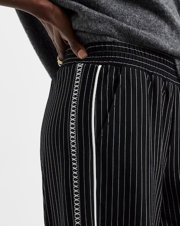 Stripe Trouser With Side Panel