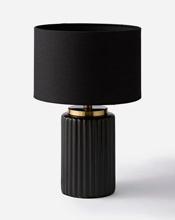 Fernley Ribbed Ceramic Table Lamp