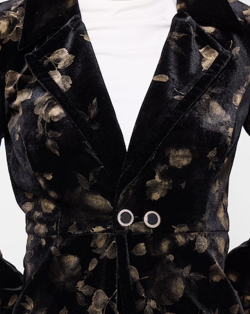 Joe Browns Golden Florals Printed Velvet Jacket