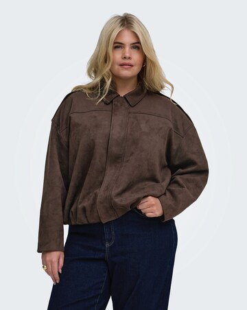 ONLY FAUX SUEDE BOMBER JACKET