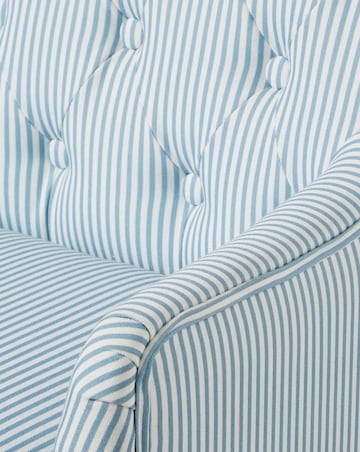 Julipa Mae Pair of Striped Dining Chairs