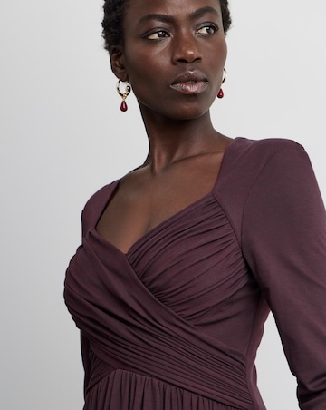 Joanna Hope Draped Bodice Jersey Midi Dress