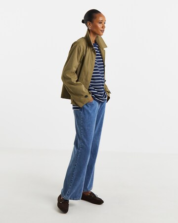 Stripe Pocket Sweatshirt