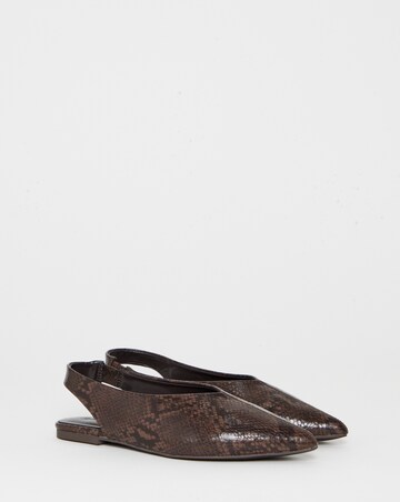Gale Flat Slingback Shoes - Extra Wide Fit (EEE)