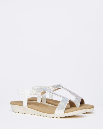 Peace Diamante Comfort Sandal - Extra Wide Fit (EEE)