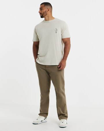 Jack & Jones Astro Back Graphic T-Shirt - Off White