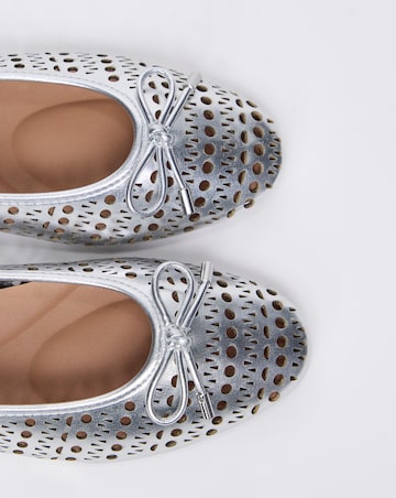 Hope Laser Cut Ballerinas - Extra Wide Fit (EEE)