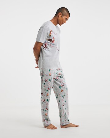 Pretty Secrets Dog Print Family Pyjamas - Mens