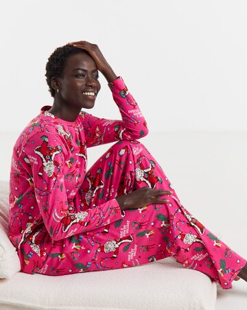 Pretty Secrets Value Disco Santa Pyjama Set
