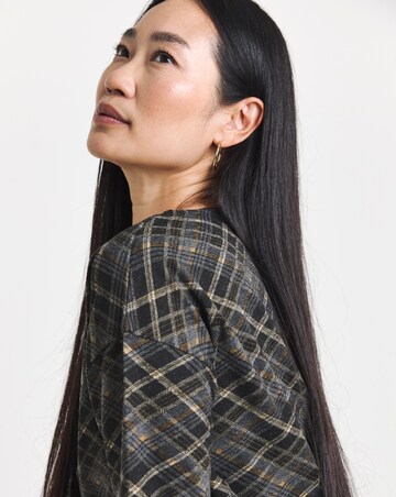 Check Jacquard Boxy T-Shirt