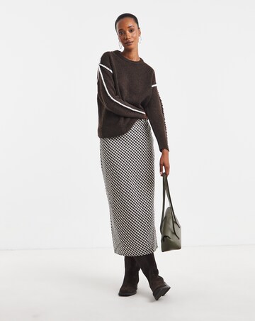 Contrast Whipstitch Jumper