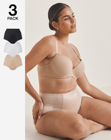 MAGISCULPT Firm Control 3 Pack Tummy Control Midi Knickers