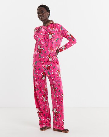 Pretty Secrets Value Disco Santa Pyjama Set
