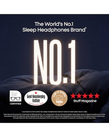 Soundcore Sleep A30, Sleep Earbuds ANC with Intelligent Snore Masking - White