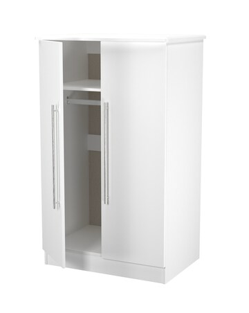 Osprey Ready Assembled 2 Door Midi Wardrobe - Kids
