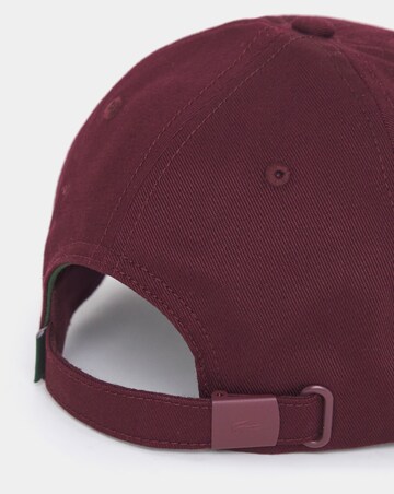 Lacoste Classic Cotton Twill Cap - Burgundy