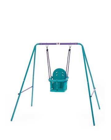 Plum 2 in 1 Swing Set - Purple/Teal