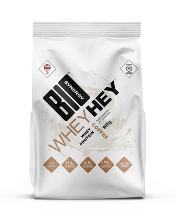 Bio-Synergy Whey Hey Protein Powder Brazilian Coffee - 908g