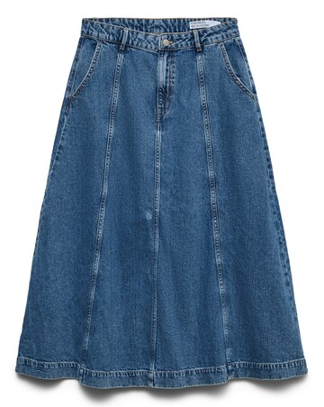 Vero Moda Alaina High Rise 7/8 Denim Skirt