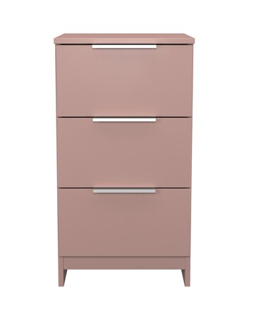 Humber Ready Assembled 3 Drawer Bedside - Kids