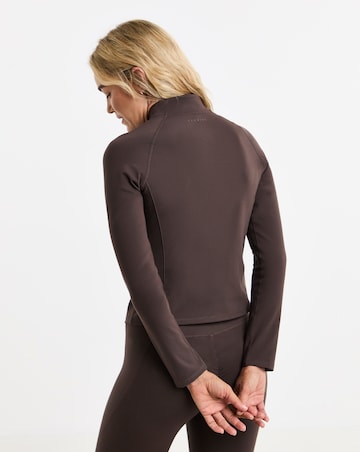 Gym King Peach Luxe Full Zip Jacket