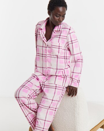 Pretty Secrets Check Fleece Pyjama Set