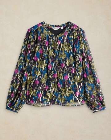 White Stuff Lana Metallic Top