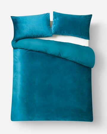 Soft Plain Velvet Duvet Cover Set