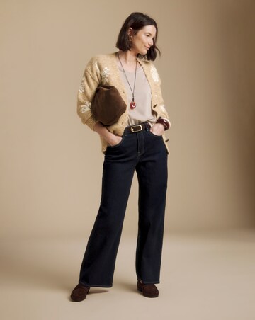 Julipa Longline Embroidered Cardigan