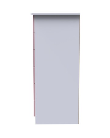 Haydn Ready Assembled 1 Door 5 Drawer Kids Wardrobe - Kids
